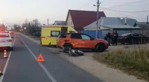 Двое подростков на питбайке попали в ДТП в Кстовском районе